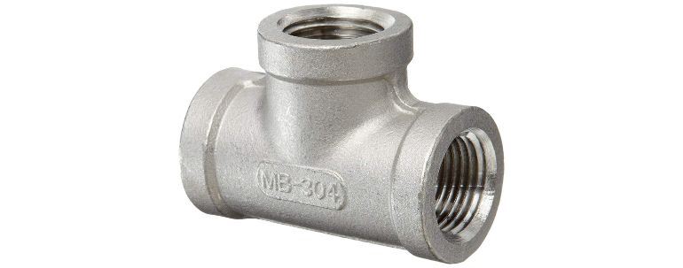 Stainless Steel Pipe Fitting 316 / 316L Tee manufacturers exporters in Mumbai India